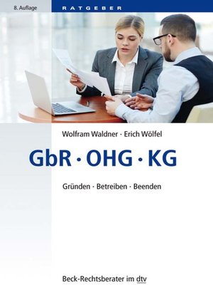 cover image of GbR, OHG, KG